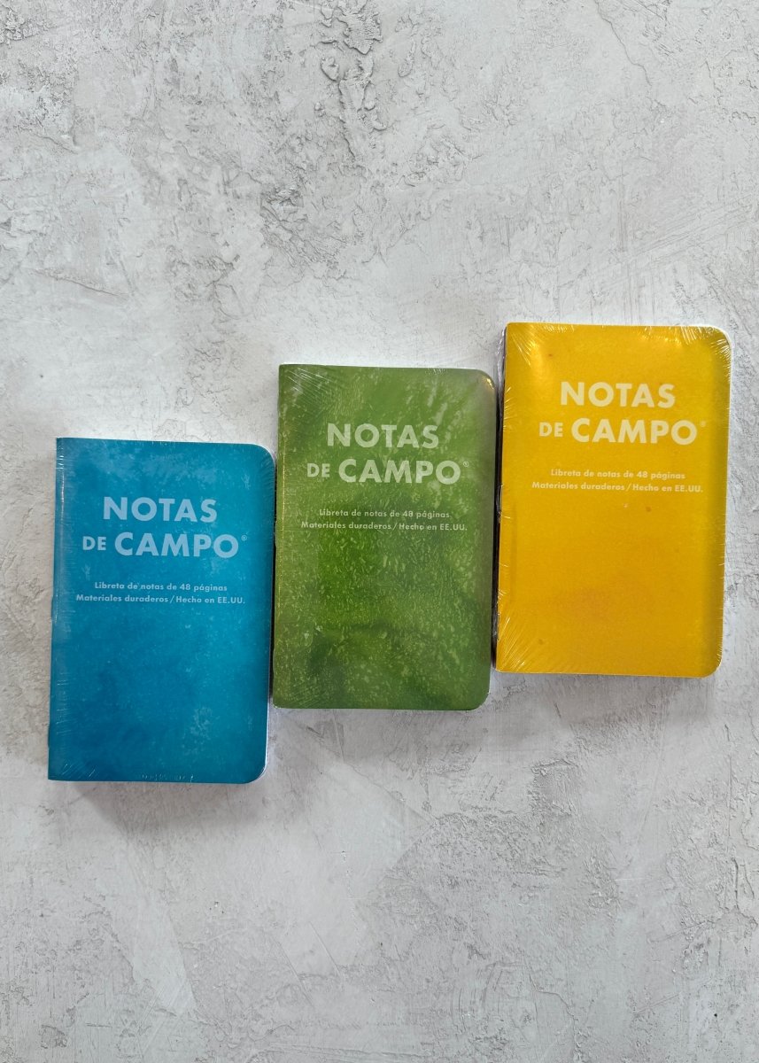 Notas de Campo 3-Pack (Multiple Colors) - Made X Hudson
