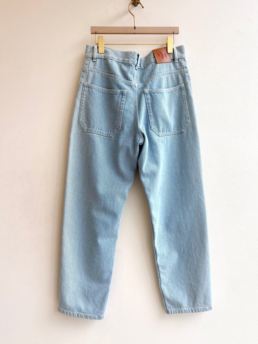 Nanushka | Pale Blue Denim Patch - Pocket Jeans (Vintage) - Made X Hudson
