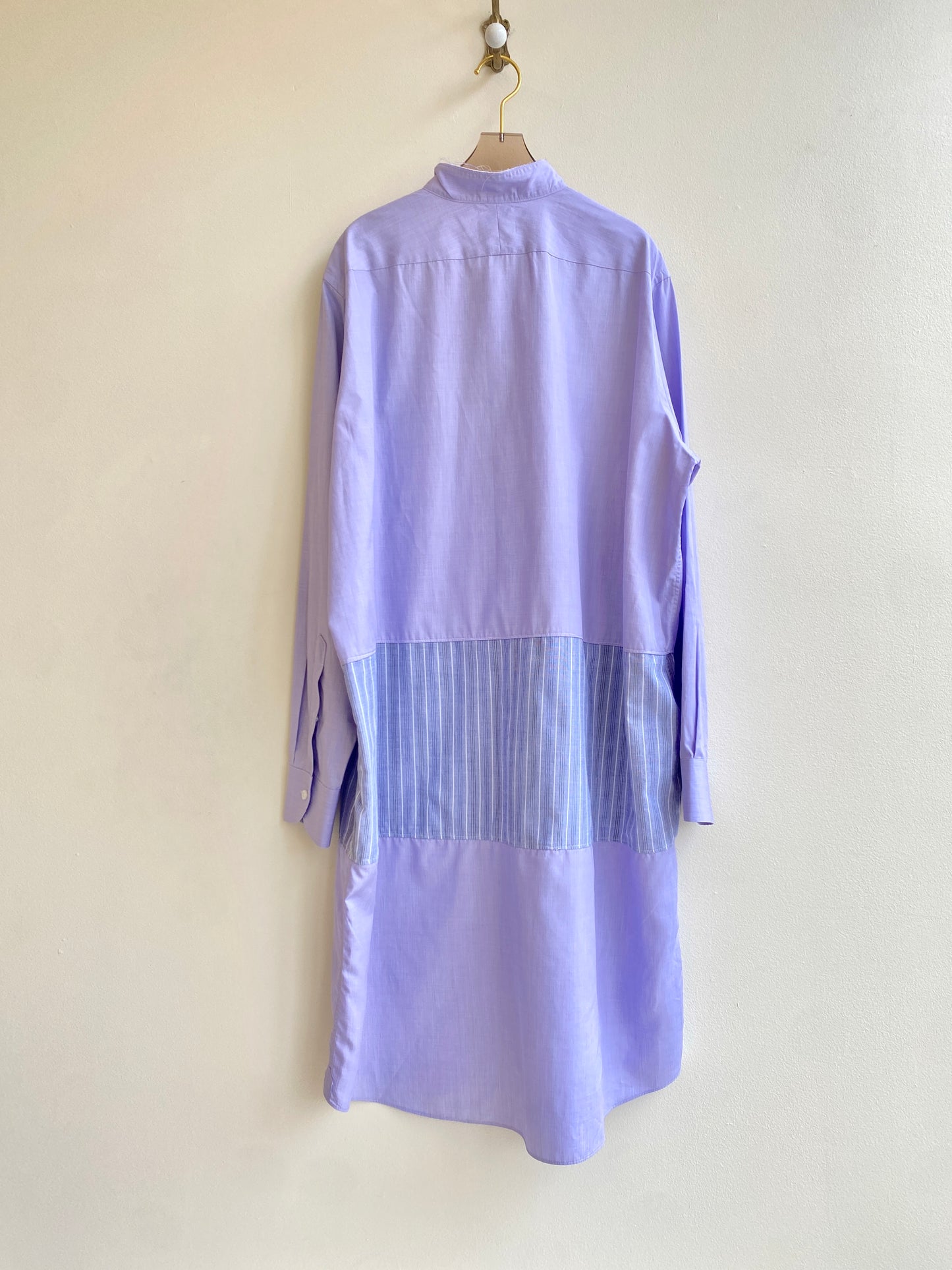 Lavender & Pinstripe Des Dress (Reworked)