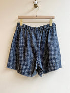 "Sybil" Navy Dotted Town Shorts - Made X Hudson