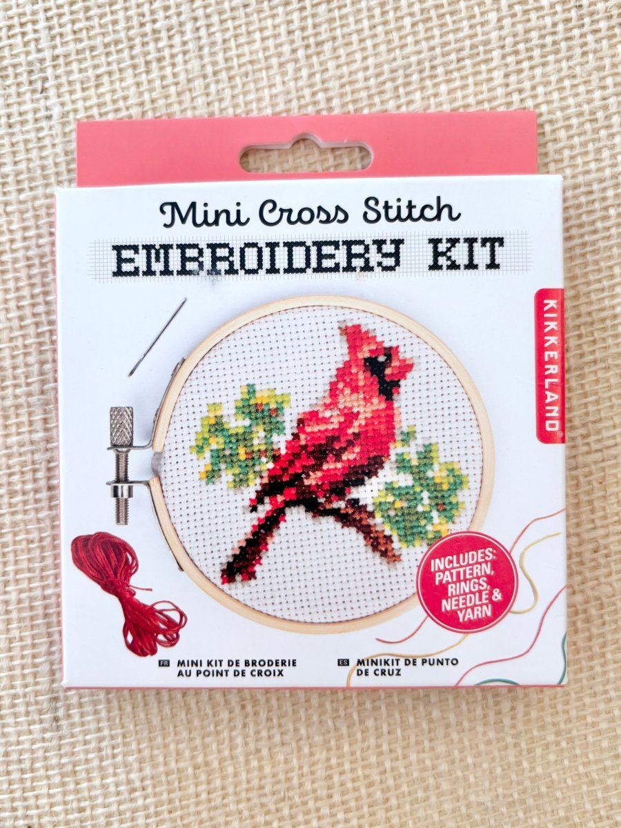Mini Cross Stitch Embroidery Kit (Multiple Themes) - Made X Hudson
