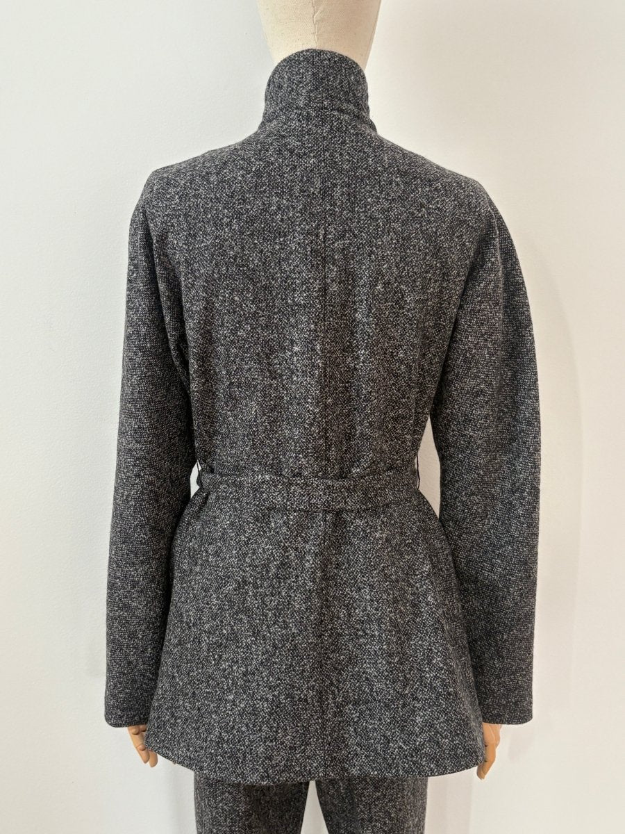 Katherine Jacket in H.S. Cashmere Boucle Sharkskin - Made X Hudson