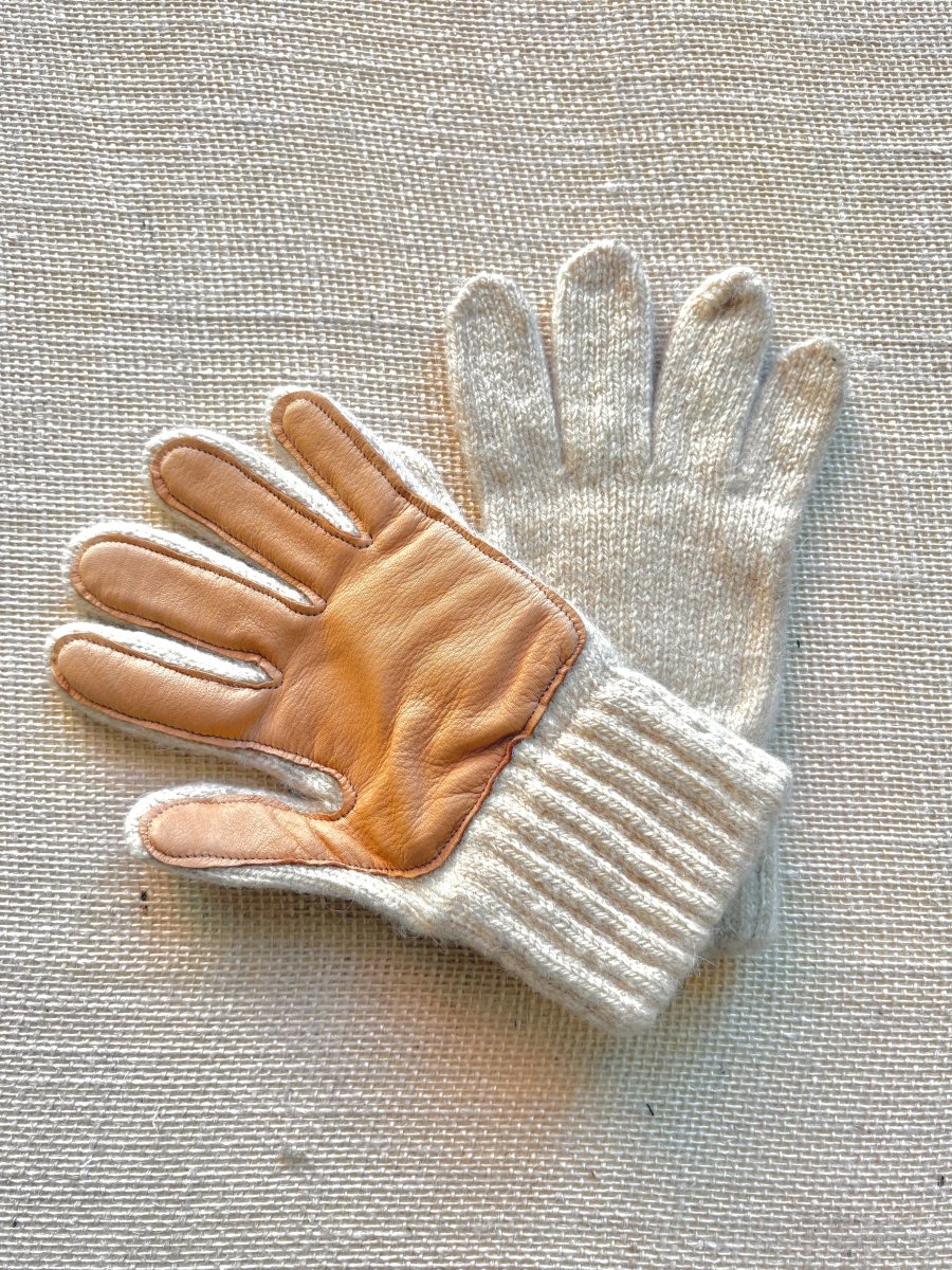 Wool & Alpaca Gloves w/ Deerskin Palm | Multiple Colors (Men’s One Size) - Made X Hudson