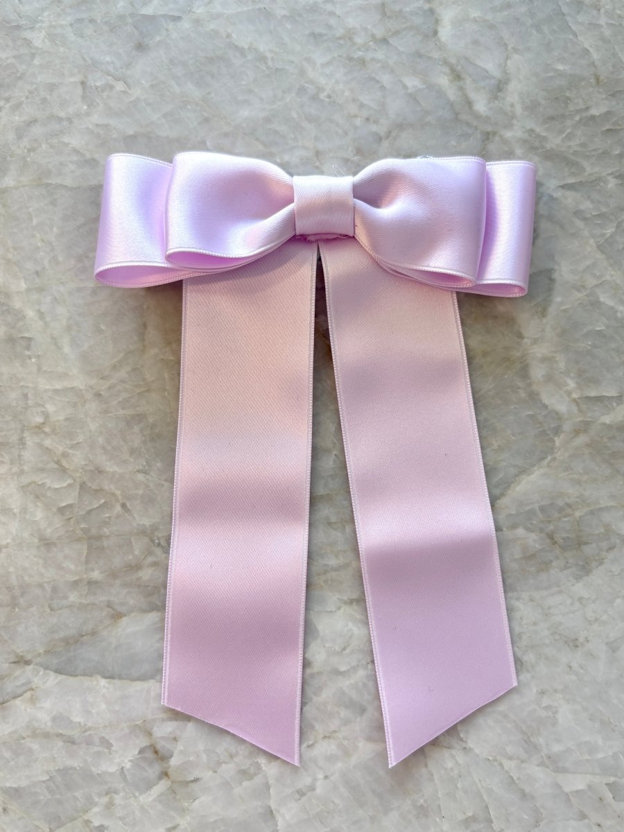 Double Vintage Italian Satin Bow - Made X Hudson