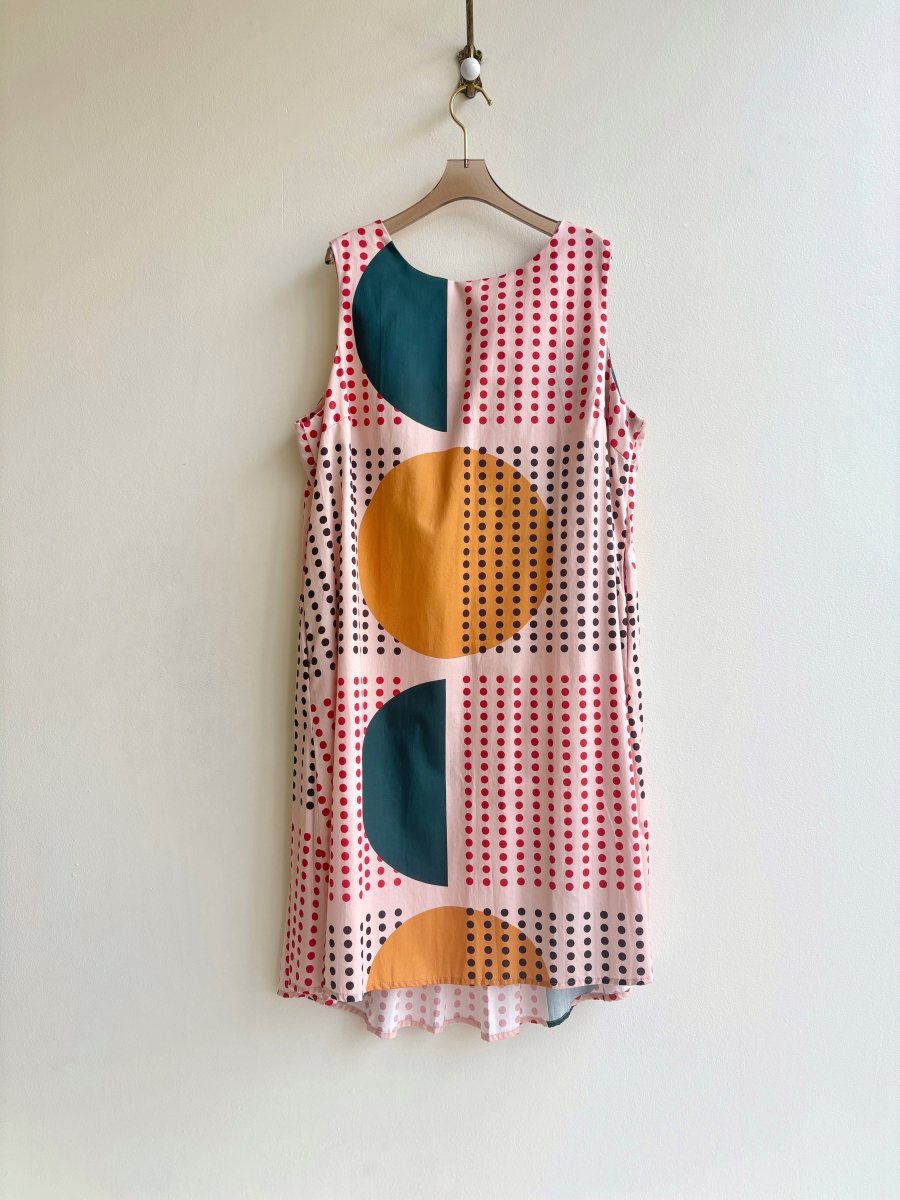 Sunrise Print Watteau Dress - Made X Hudson