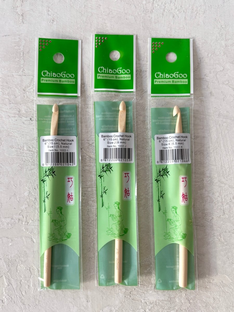 ChiaoGoo | Bamboo Crochet Hook | Single Ended - Made X Hudson