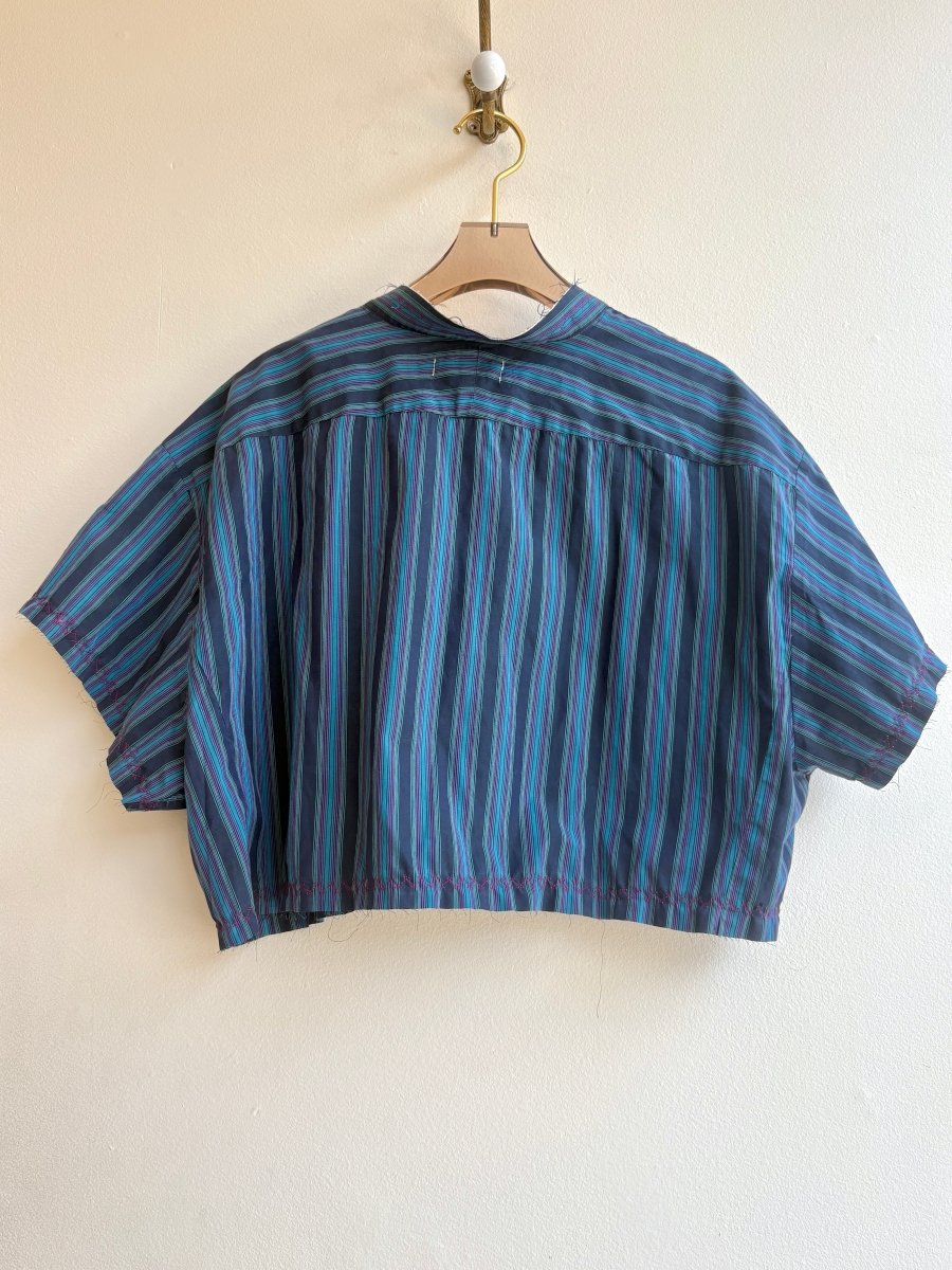 The Valley Shirt in Eighties Neon Stripe (Reworked) - Made X Hudson
