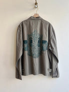 Serpentine Stone Wind Breaker | Hand Painted (Reworked) - Made X Hudson