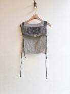 Hand Embroidered Chester with Collar | Grey Linen - Made X Hudson