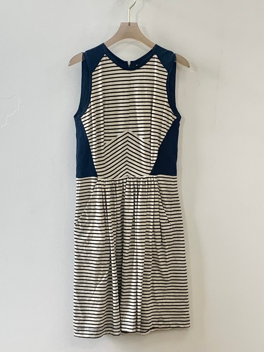 Abstract Pinstripe Rebecca Taylor Dress - Made X Hudson