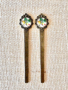 Metal Seam Allowance Ruler w/ Enamel Leaf - Made X Hudson