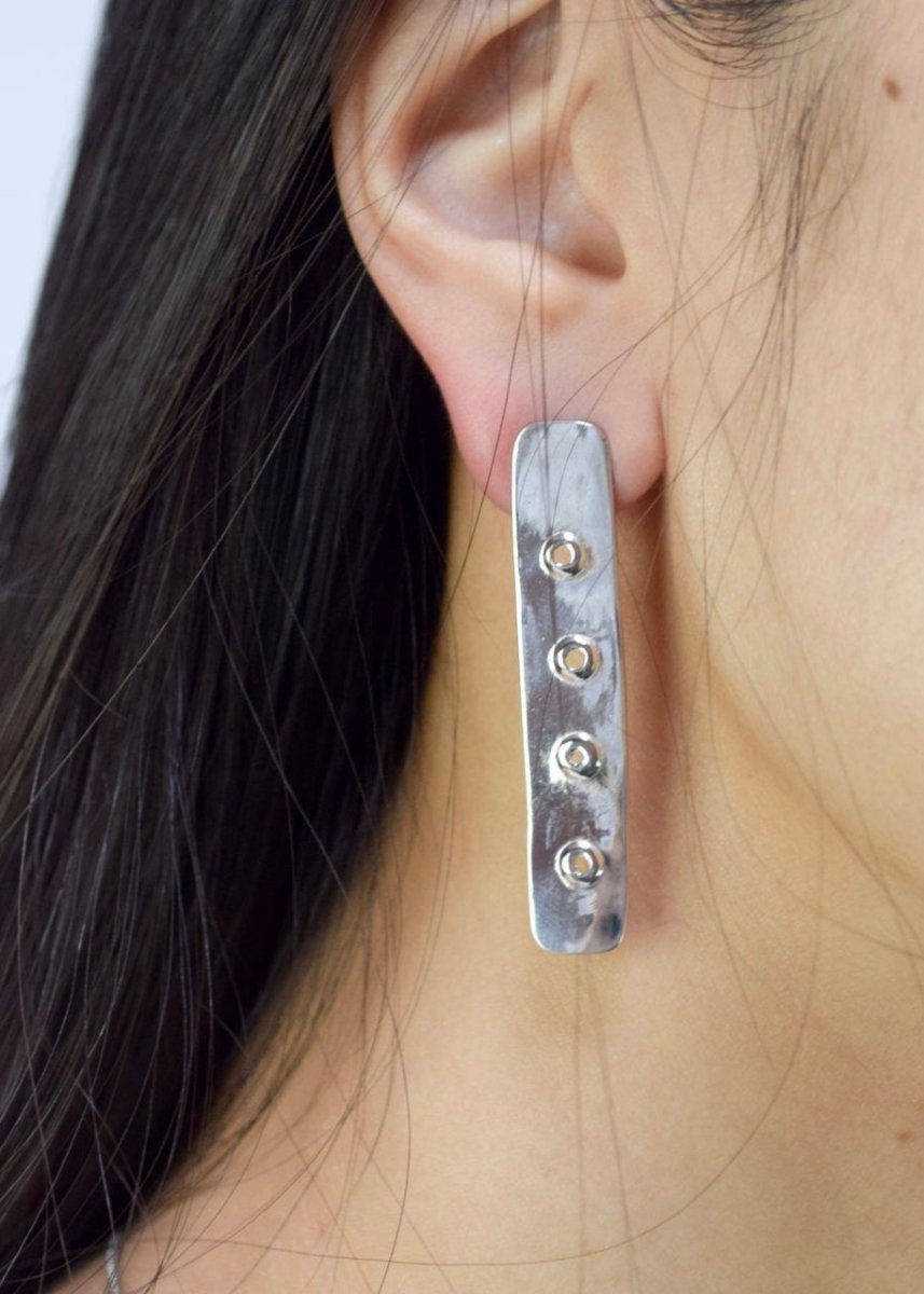 Vuoto Earrings | Long (Multiple Metals) - Made X Hudson