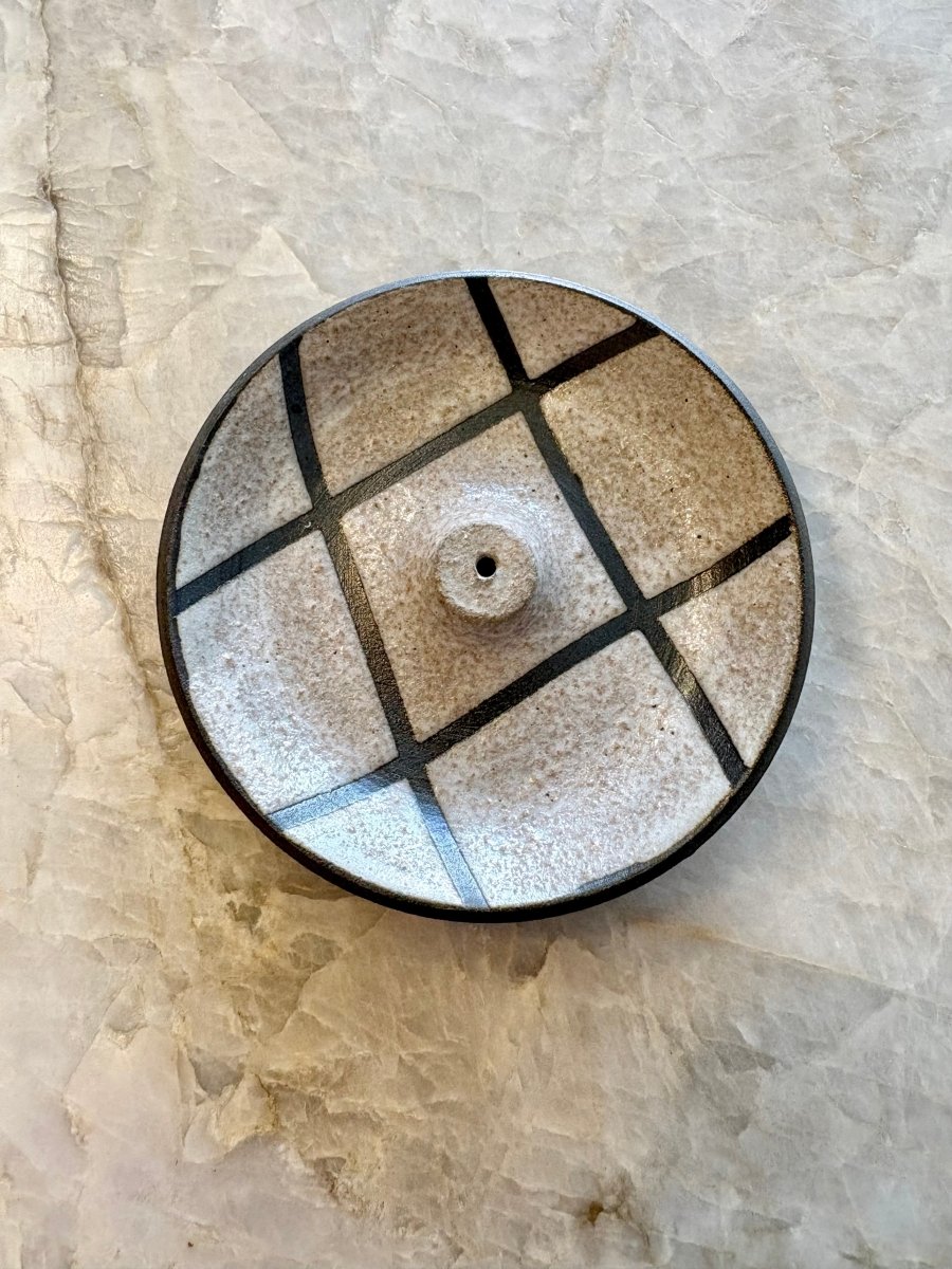 Brown & Grey Tik - Tack - Toe Incense Holder - Made X Hudson