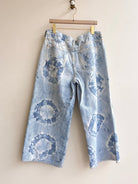 "Sierra" Jeans Distressed Wash Light White Denim (Reworked) - Made X Hudson