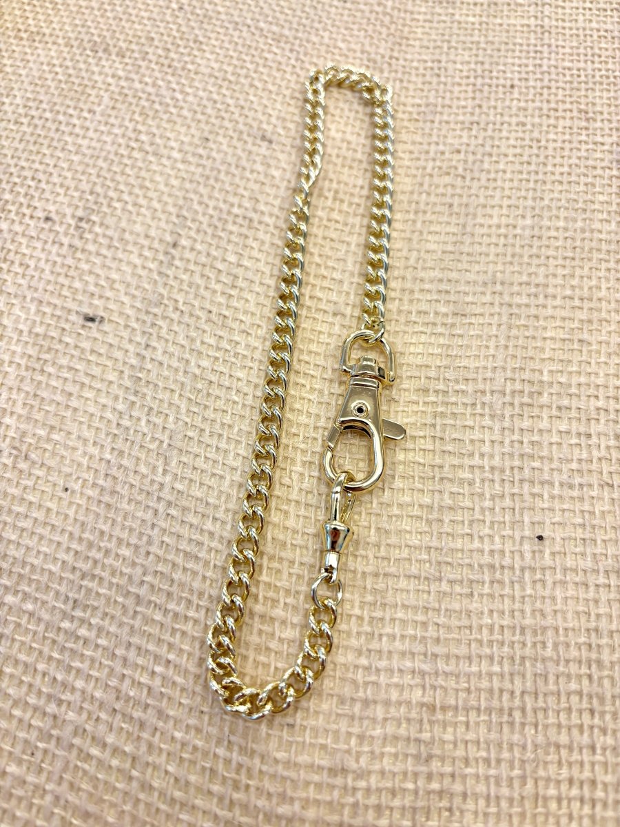 16" 14k Gold Plated Stainless Steel Curb Chain Choker - Made X Hudson