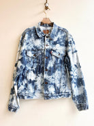 "Louise" Distressed Denim Jacket (Reworked) - Made X Hudson