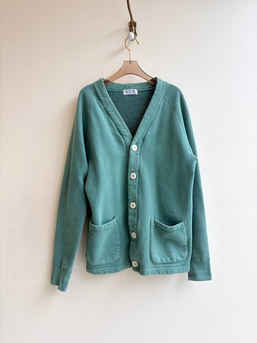 Velva Skeer | Light Teal Button Down Cardigan - Made X Hudson