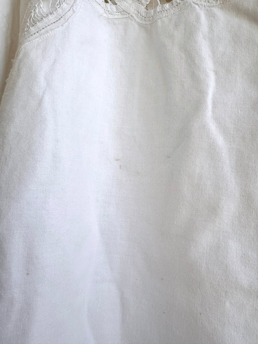 White Lace Box Top w/ 3/4 Sleeve - Made X Hudson