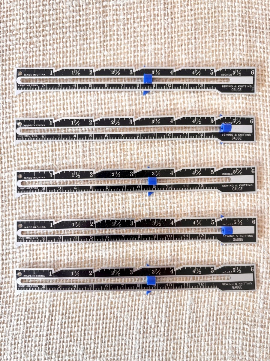 Sewing & Knitting Seam Gauge Ruler - Made X Hudson