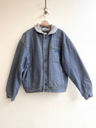 Sycamore Denim Jacket with Sherpa Lining | Hand Painted (Reworked) - Made X Hudson