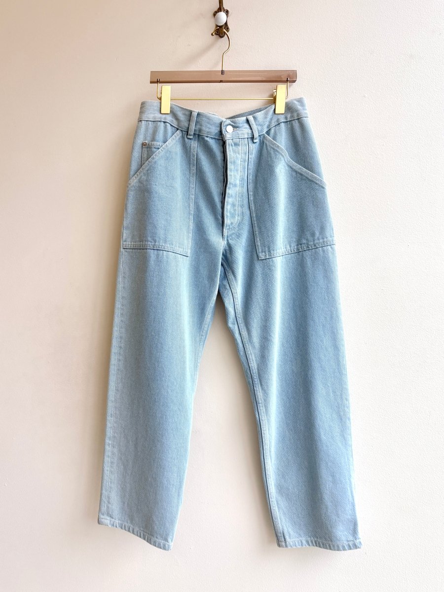 Nanushka | Pale Blue Denim Patch - Pocket Jeans (Vintage) - Made X Hudson