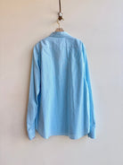 Tomato and Cloud | Embroidered Teal Stripe Button Down (Reworked) - Made X Hudson