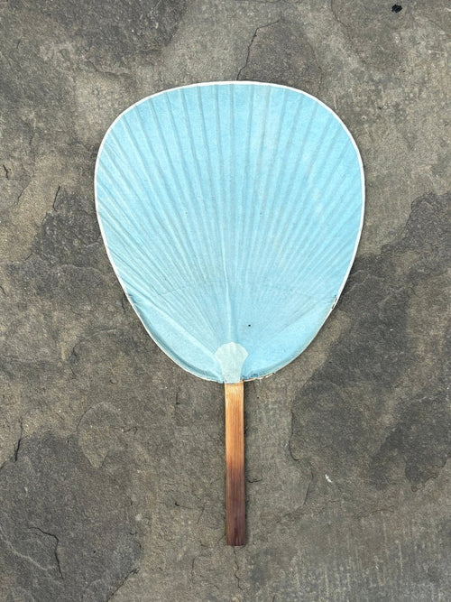 Baby Blue Japanese Fan (Vintage) - Made X Hudson