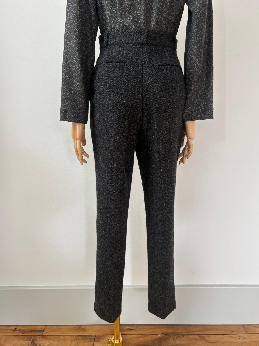 Bronwen Pant in Harris Tweed Wool - Made X Hudson
