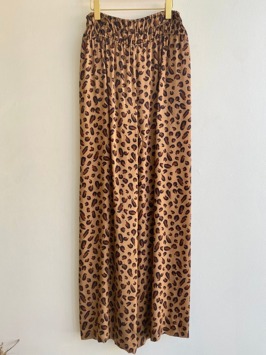 Cheetah Pant and Blouse Vintage Set (Vintage) - Made X Hudson