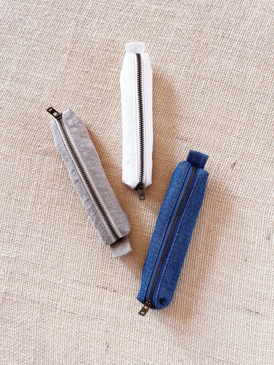 7" Zippered Pencil Pouch (Multiple Colors) - Made X Hudson