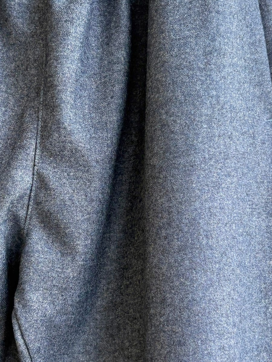 Soft Blue Woolen Studio Pants - Made X Hudson