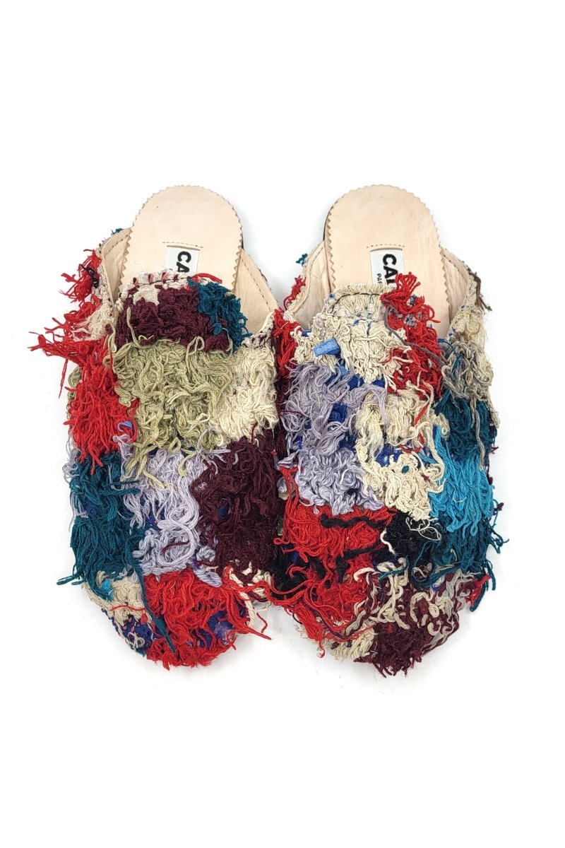 Niki Babouche Flats In Colors Cherry Red, Blue, Cream, Lavender, & Burgundy (Size 39) - Made X Hudson