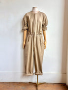 Khaki Hemp - Cotton Jumpsuit - Made X Hudson