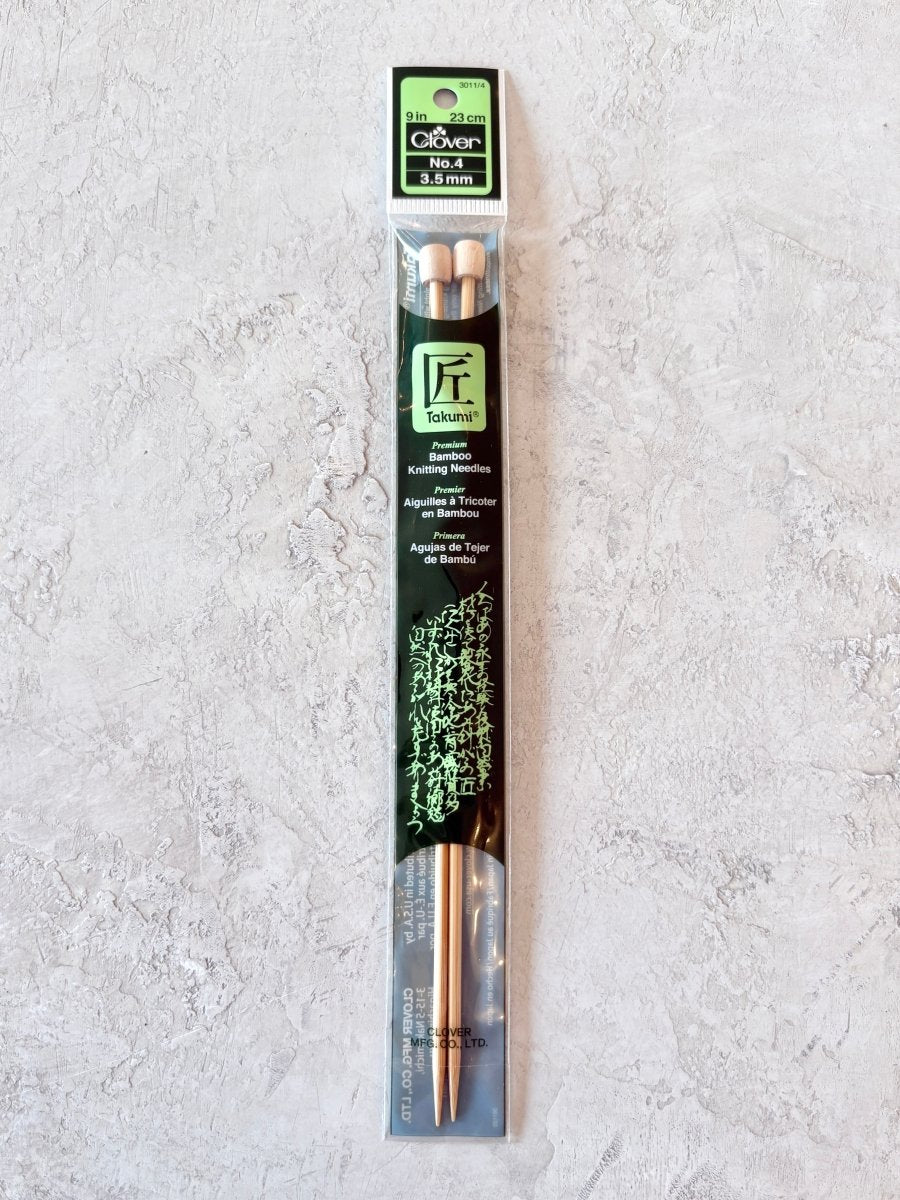 Clover Takumi | Bamboo Knitting Needles (Multiple Sizes) - Made X Hudson