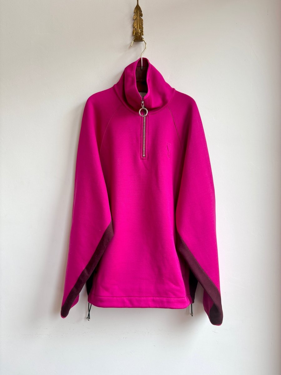 Ami by Alexandre Mattiussi | Pink & Brown Pullover Sweatshirt and Shorts Set (Vintage) - Made X Hudson