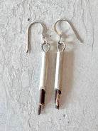 Handmade Sterling Silver Birchwood Earrings - Made X Hudson