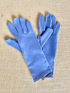 Dewdrop Blue Midrise Gardening Gloves w/ Grip Palm - Made X Hudson