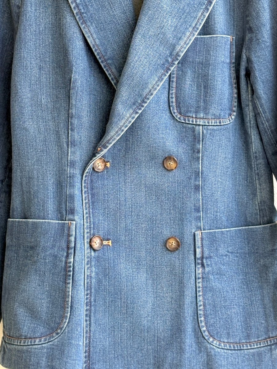 Polo by Ralph Lauren | Double Breasted Denim Jacket (Vintage) - Made X Hudson