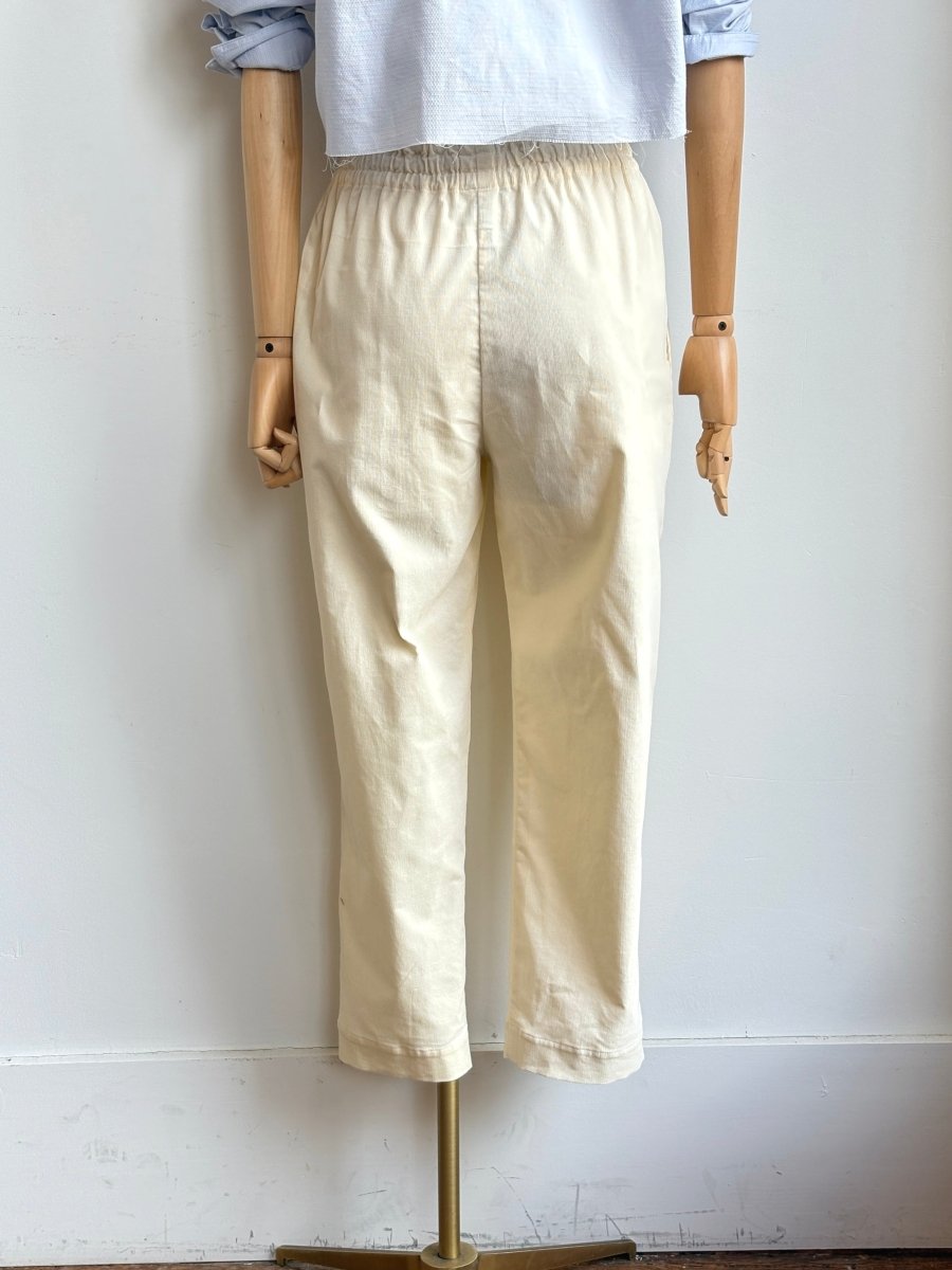 Cream Corduroy Joggers - Made X Hudson