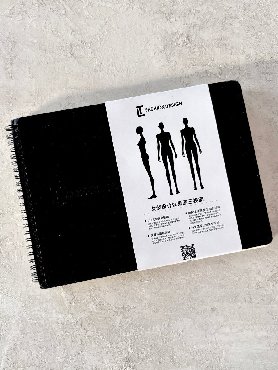 Fashion Design Spiral Notebook - Made X Hudson