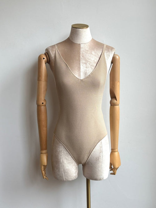 Beige Capri One Piece Swimsuit - Made X Hudson