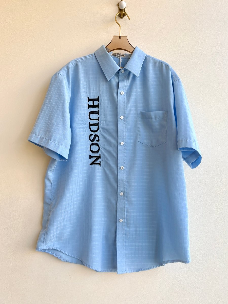 “Wynn” Hudson Print Robin Blue Short Sleeve (Reworked) - Made X Hudson