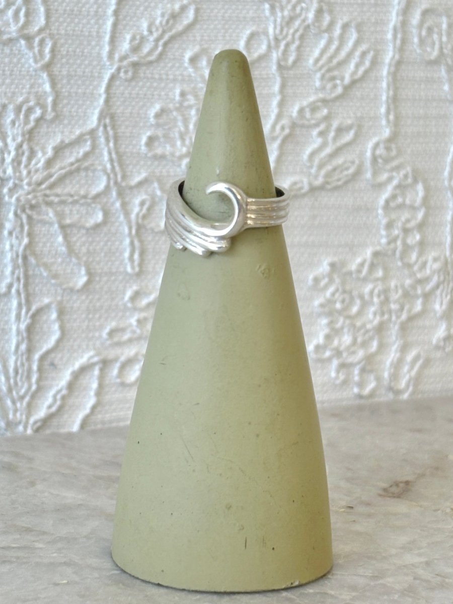 Big Wave Ring | Sterling Silver or Brass (Matte or Polish) - Made X Hudson