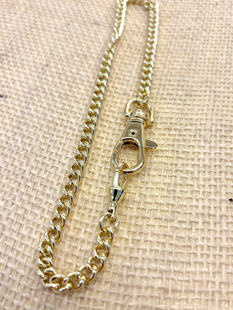 16" 14k Gold Plated Stainless Steel Curb Chain Choker - Made X Hudson