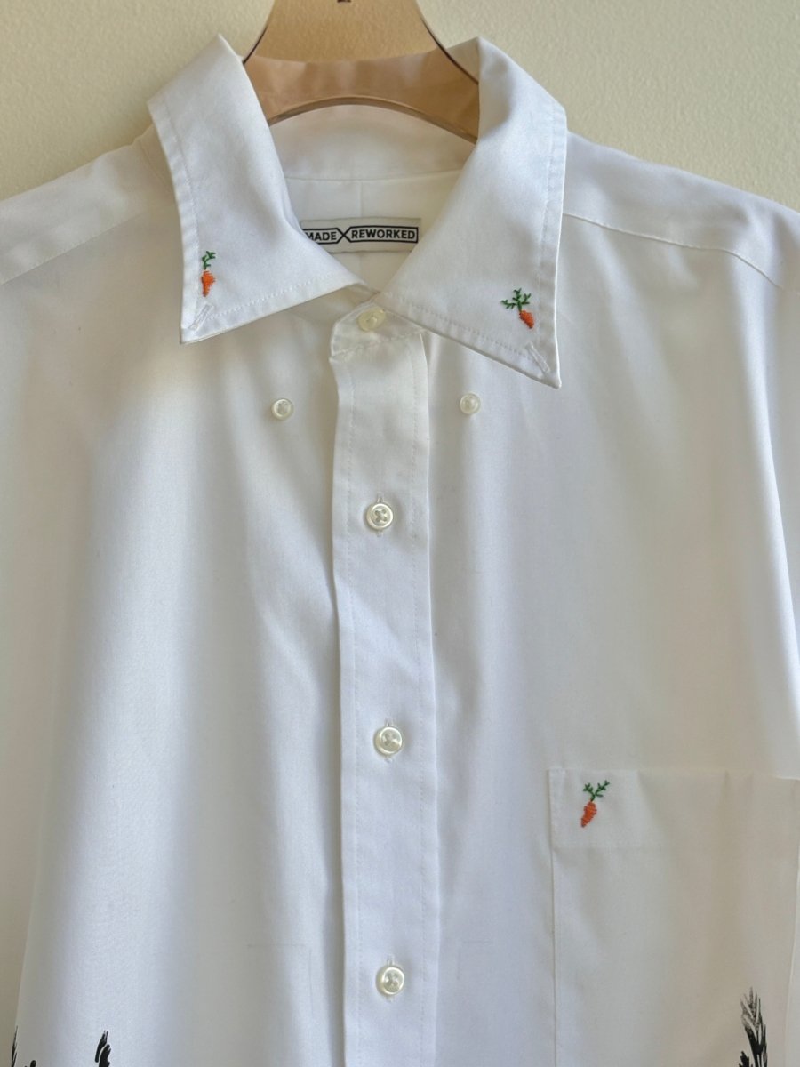 Carrot & Hearts Embroidered Carrot Shirt (Reworked) - Made X Hudson