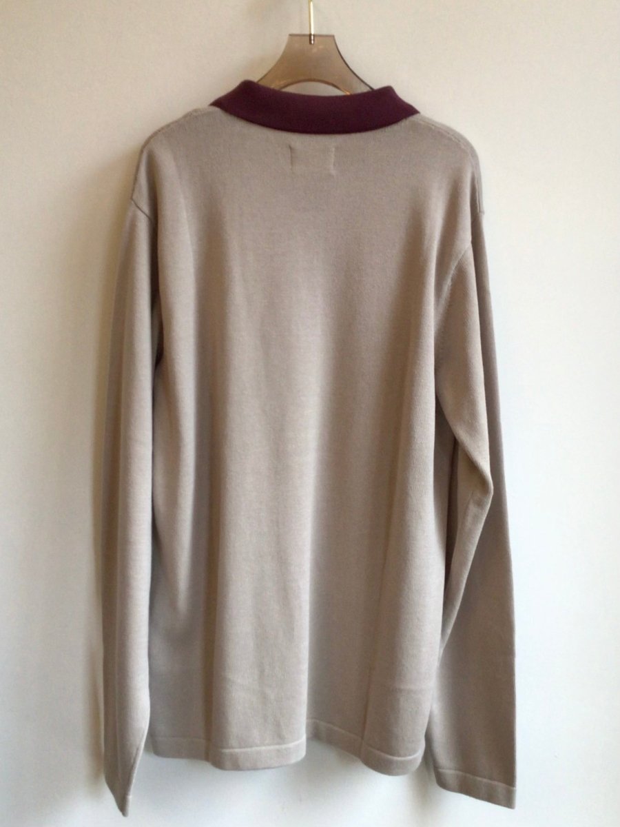 Knitted Collar Long Sleeve Shirt | Men's (Multiple Colors) - Made X Hudson