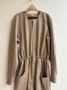 Khaki Hemp - Cotton Jumpsuit - Made X Hudson