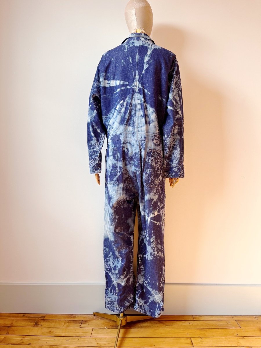 Blue Wash Denim Coveralls (Reworked) - Made X Hudson