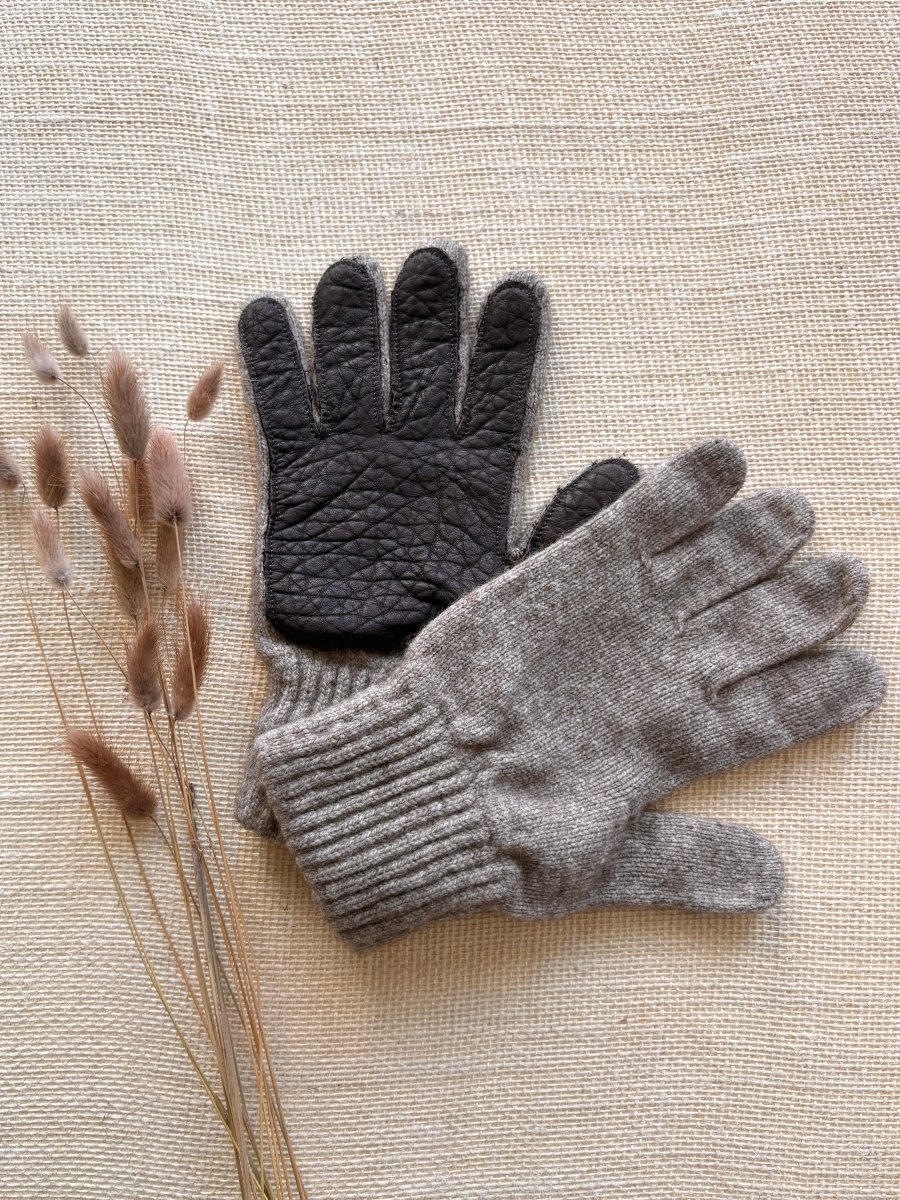 Buffalo & Merino Wool Gloves - Made X Hudson