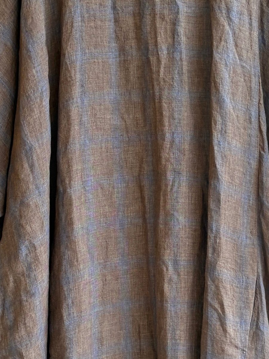 Faded Gray Plaid Gallery Dress - Made X Hudson